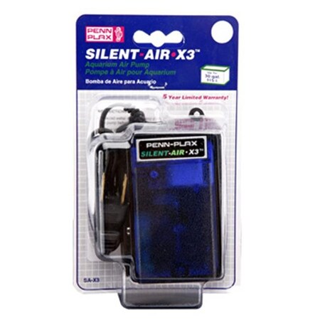Penn-Plax Penn Plax SAX3 Silent-Air X3 - Up To 30 Gallons SAX3